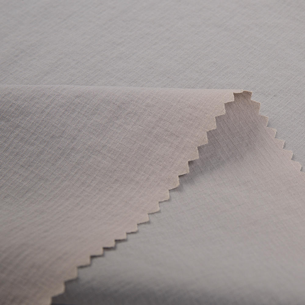88%Nylon/12%spandex plaid ribstop dyed fabric