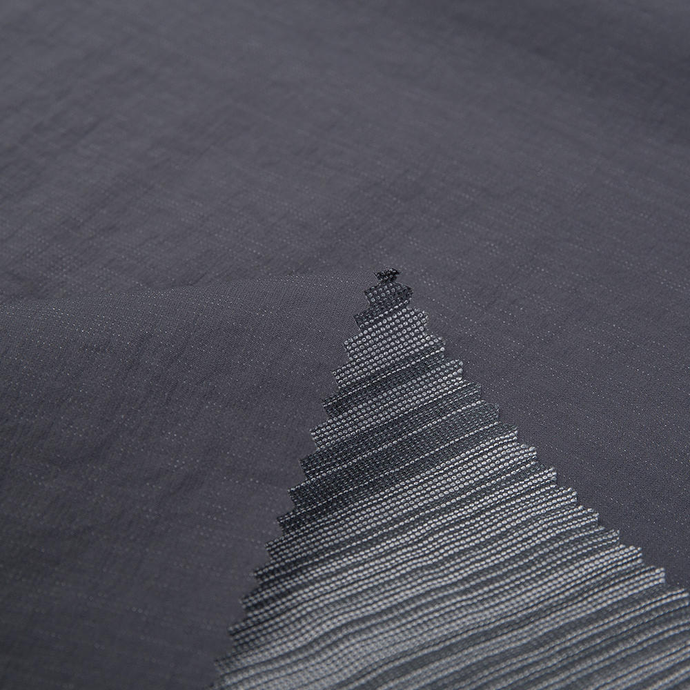 Nylon polyester spandex small dots back dobby 2 way stretch pants jacket fabric 