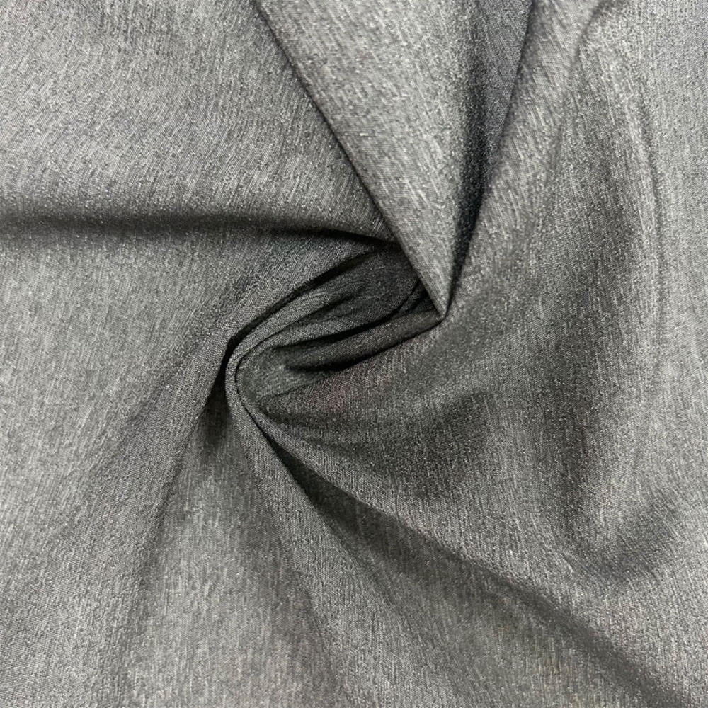 70D nylon polyester spandex plain dyed woven 4 way stretch sports pants fabric