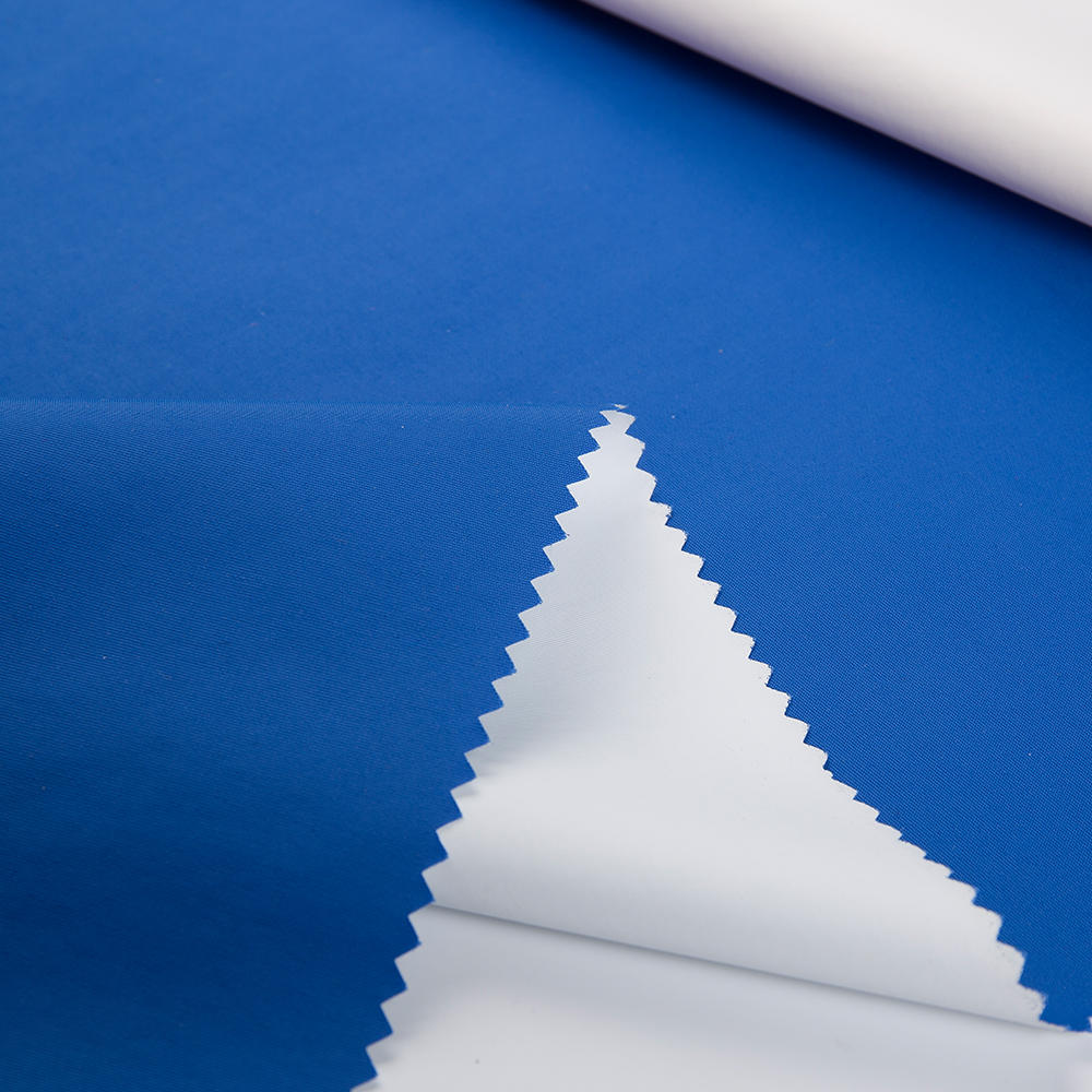 228T nylon taslan fabric with milky pu coating