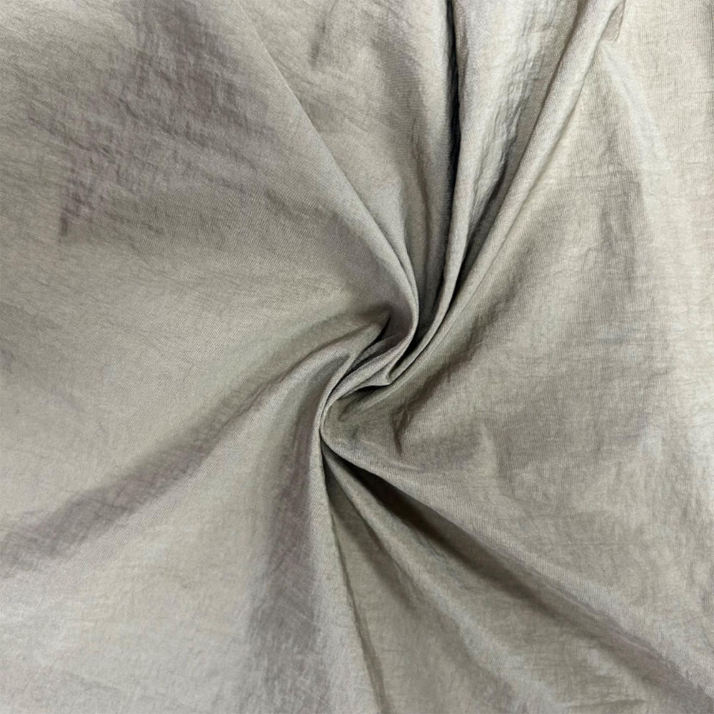 300T 100% nylon semi-dull crinkle low stretch fabric